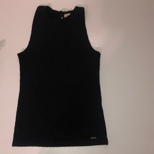 Black textured tank. XXS